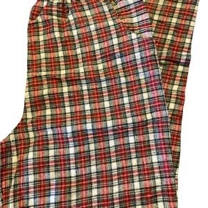 Plaid Kids flannel Casual Bottoms